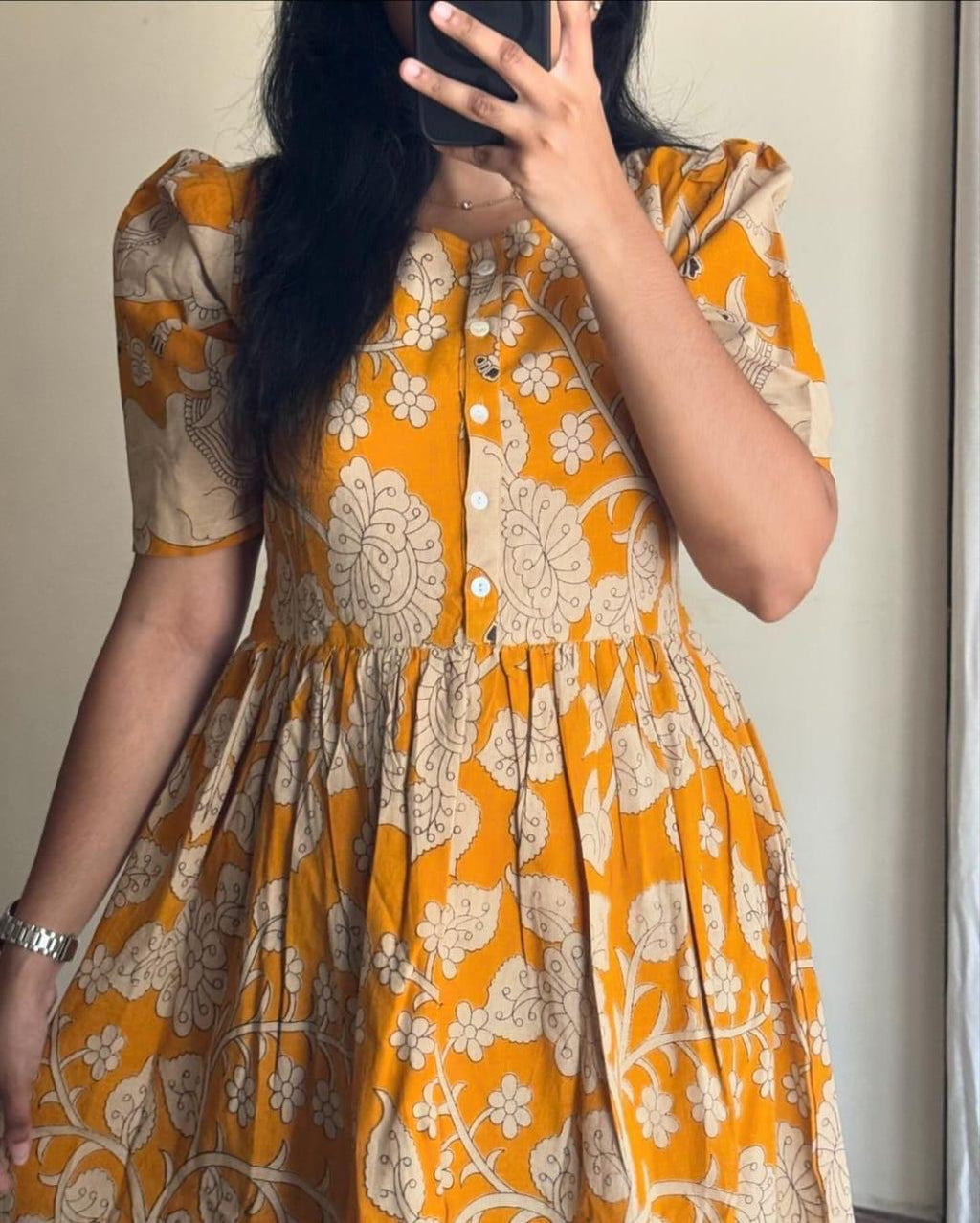 Beautiful printed cotton gown