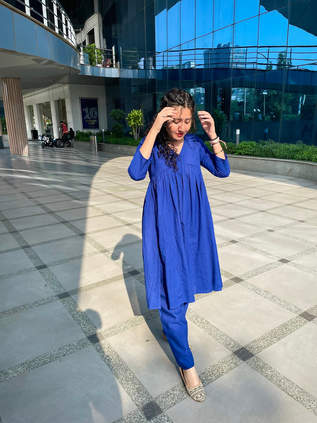 Classy Co-ord set of premium cotton flex fabric