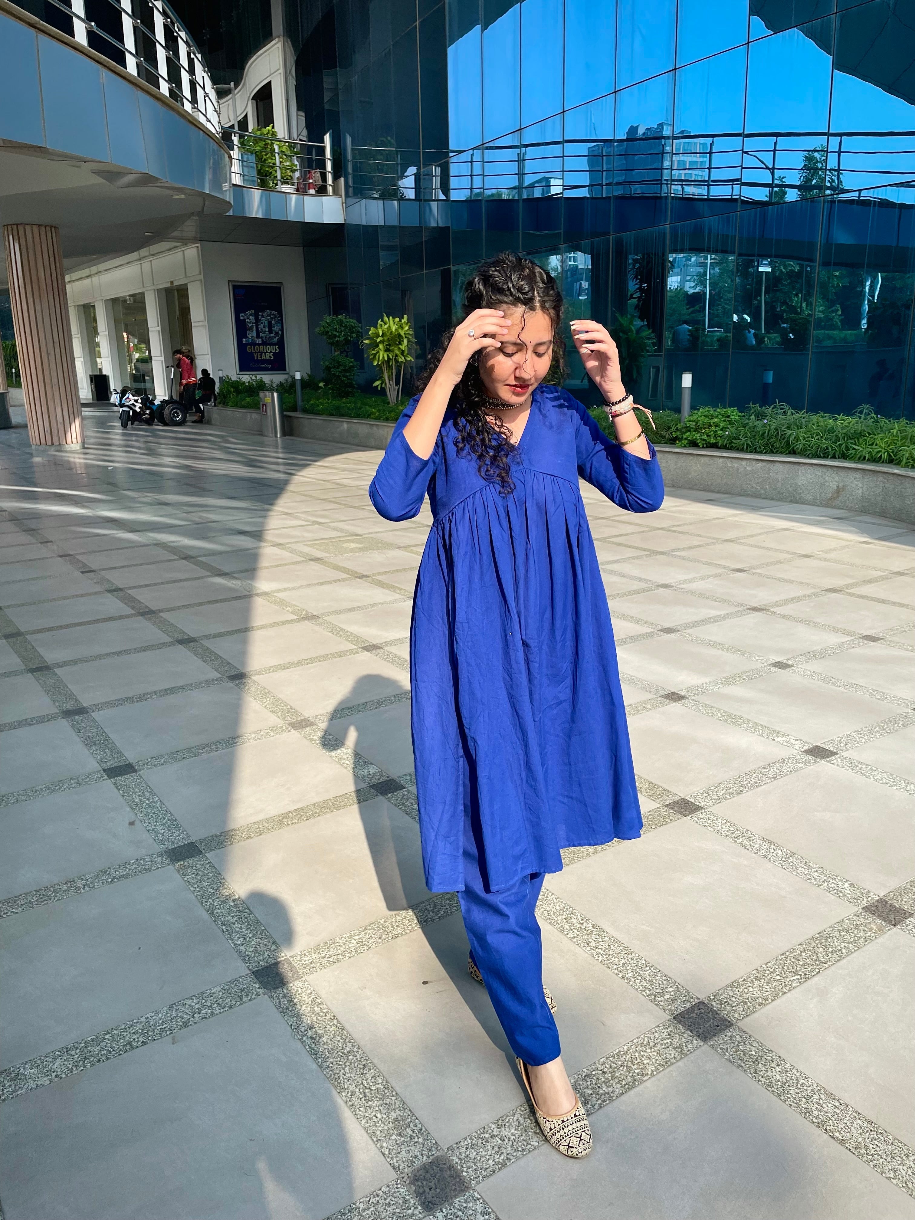 Classy Co-ord set of premium cotton flex fabric