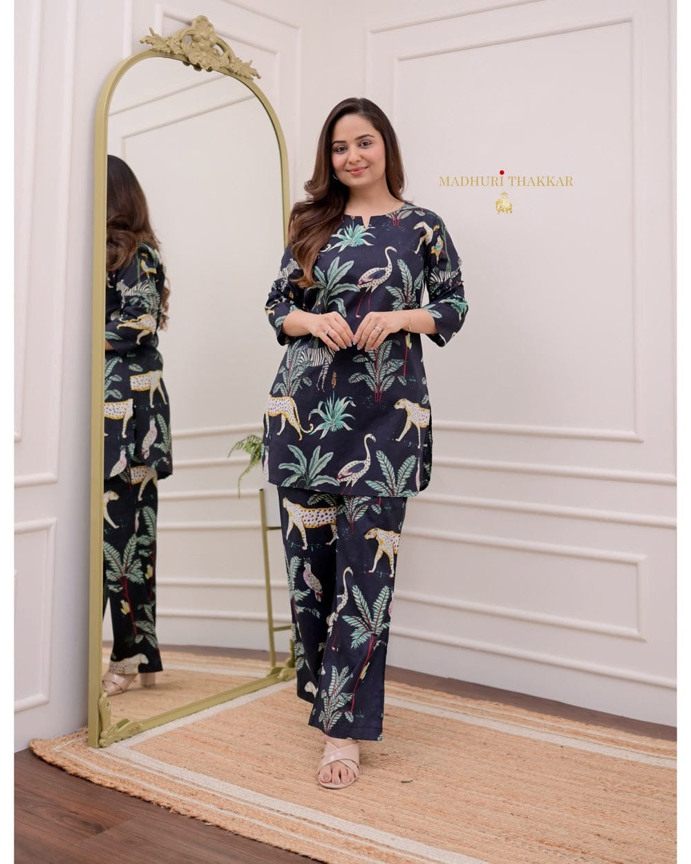 Forest print classy cord sets