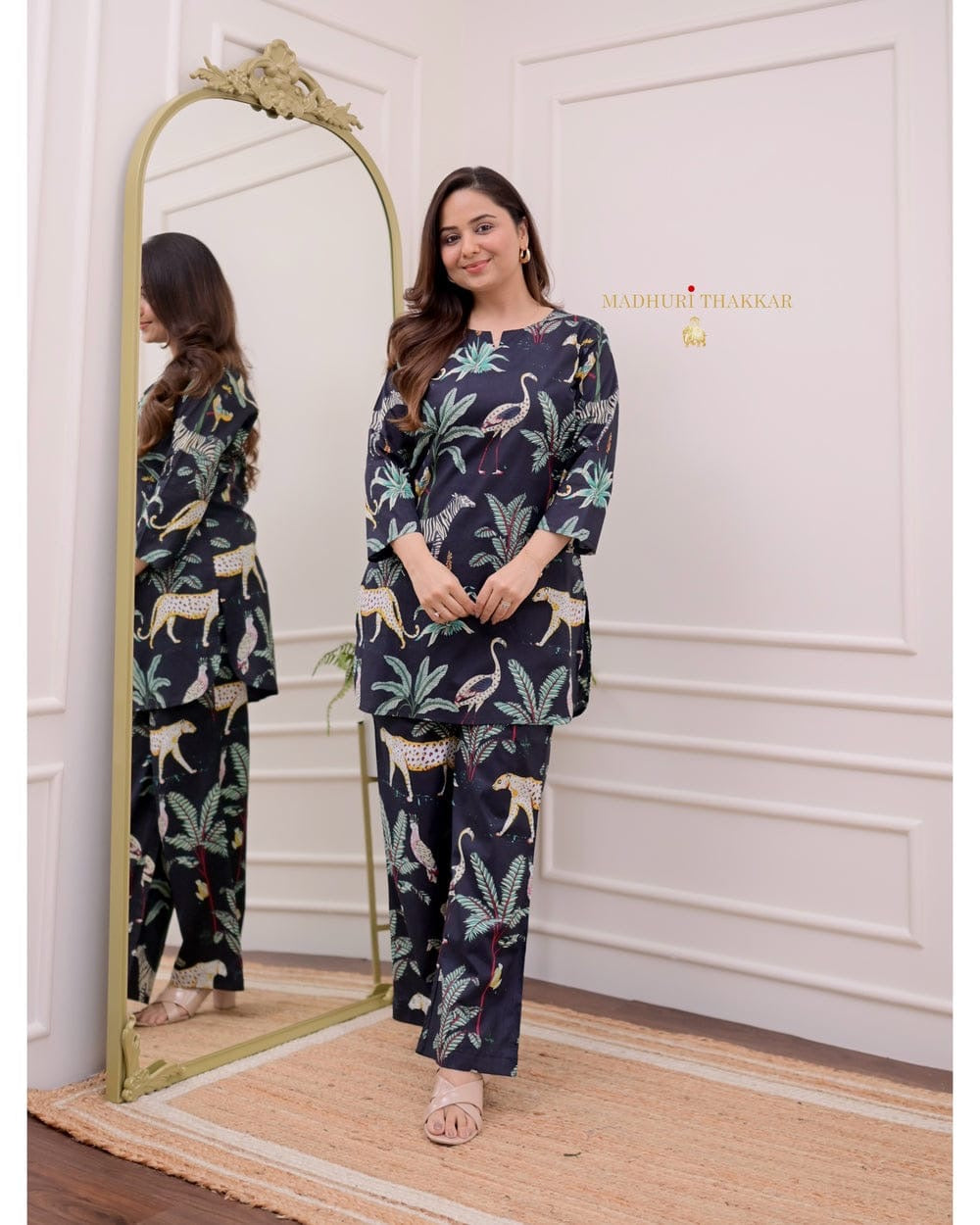 Forest print classy cord sets