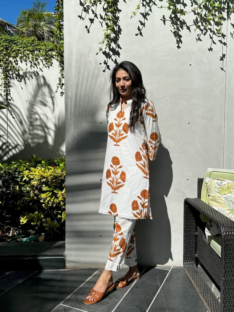 Easy breezy white summer cord set