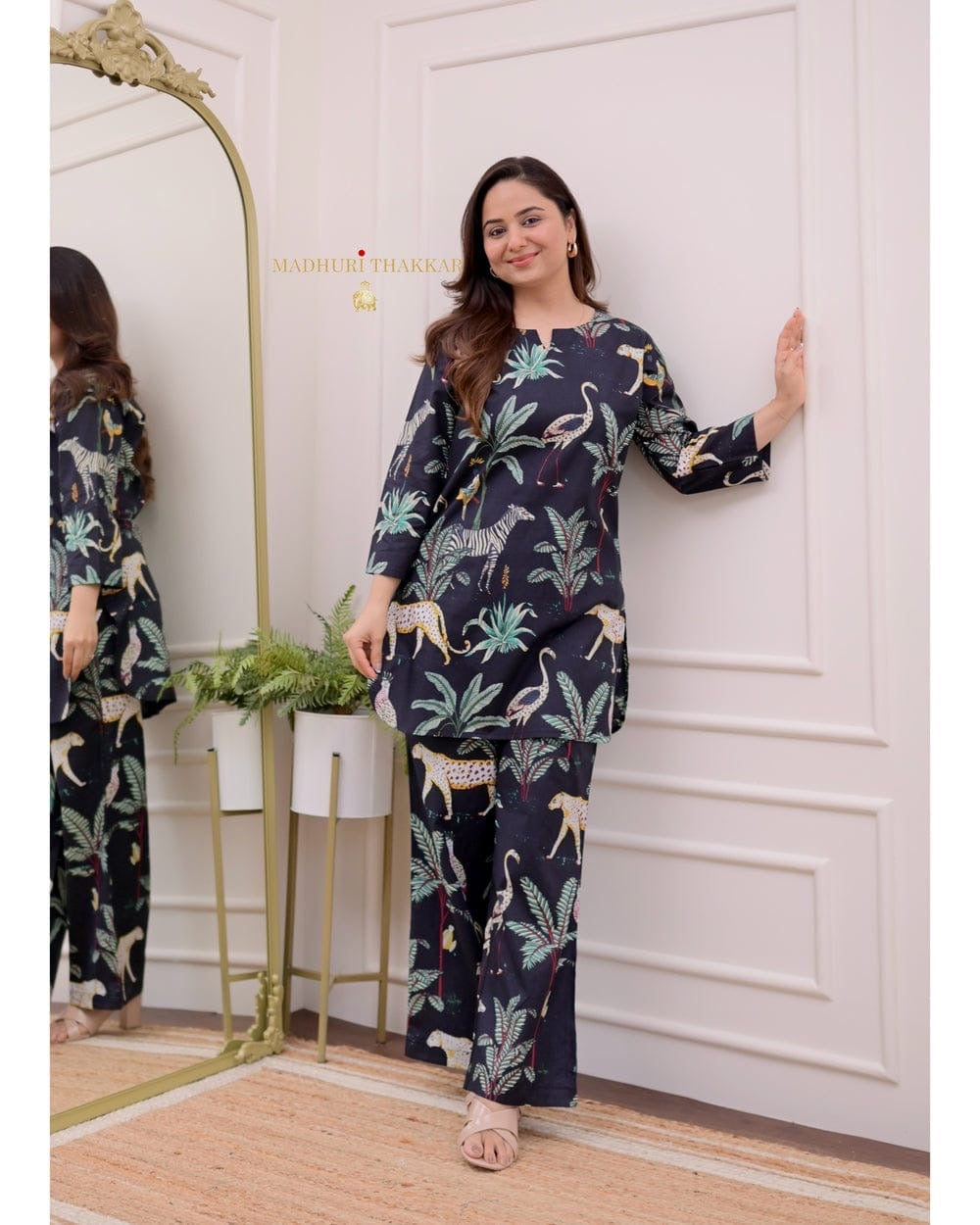 Forest print classy cord sets