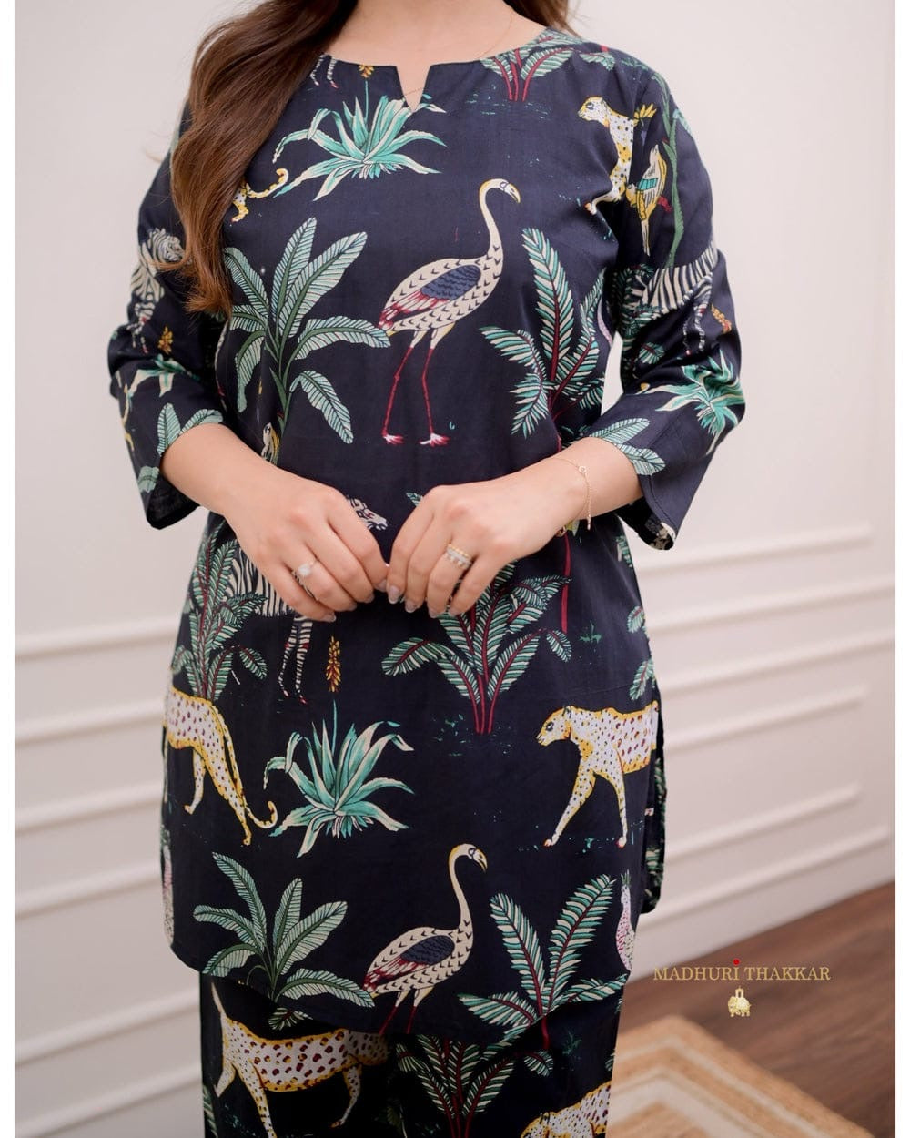 Forest print classy cord sets