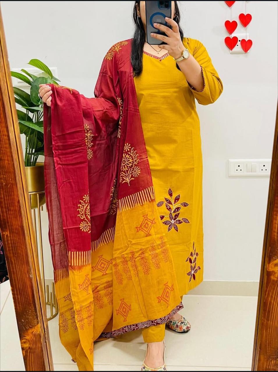 "Cotton Charm: Embroidered Elegance in Every Thread"