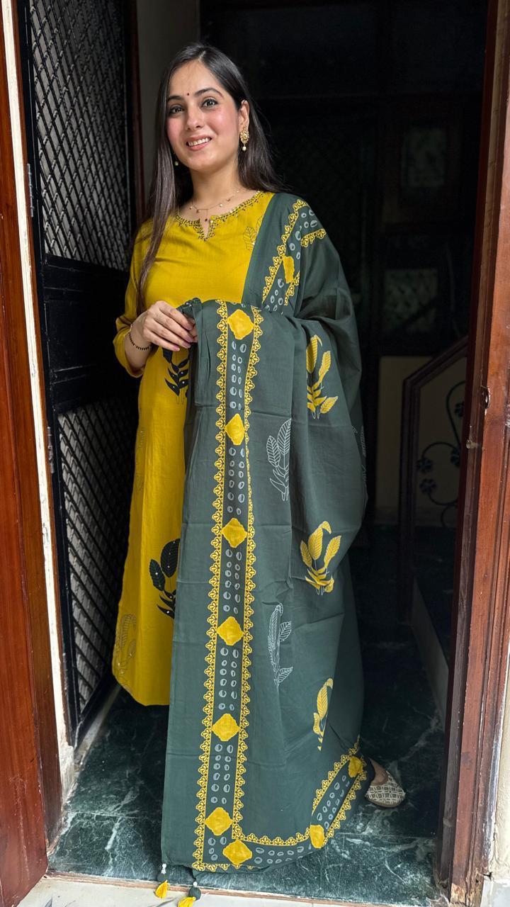 Sequins & Soul: Ethnic Cotton Elegance