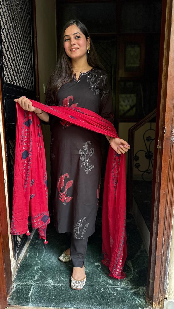 Sequins & Soul: Ethnic Cotton Elegance